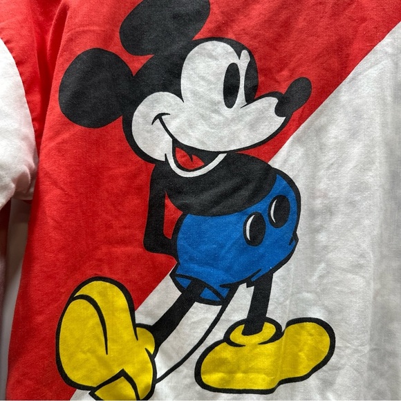 Vintage 80’s Mickey Mouse Reversible Print Sweatshirt No‎ Size Disney Made - Picture 5 of 16